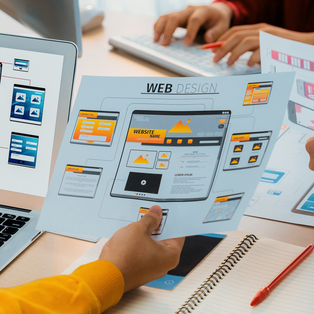 Website Design Showcase Mockups